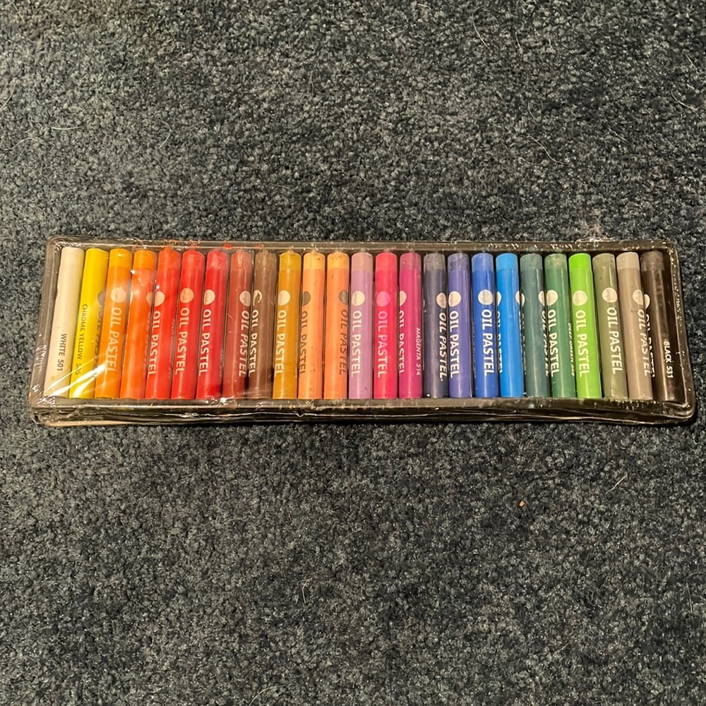 25-Pack Simply Oil Pastels, New